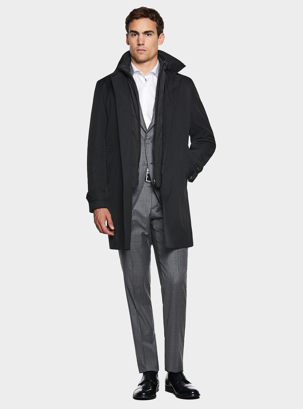 Giubbino lungo con gilet