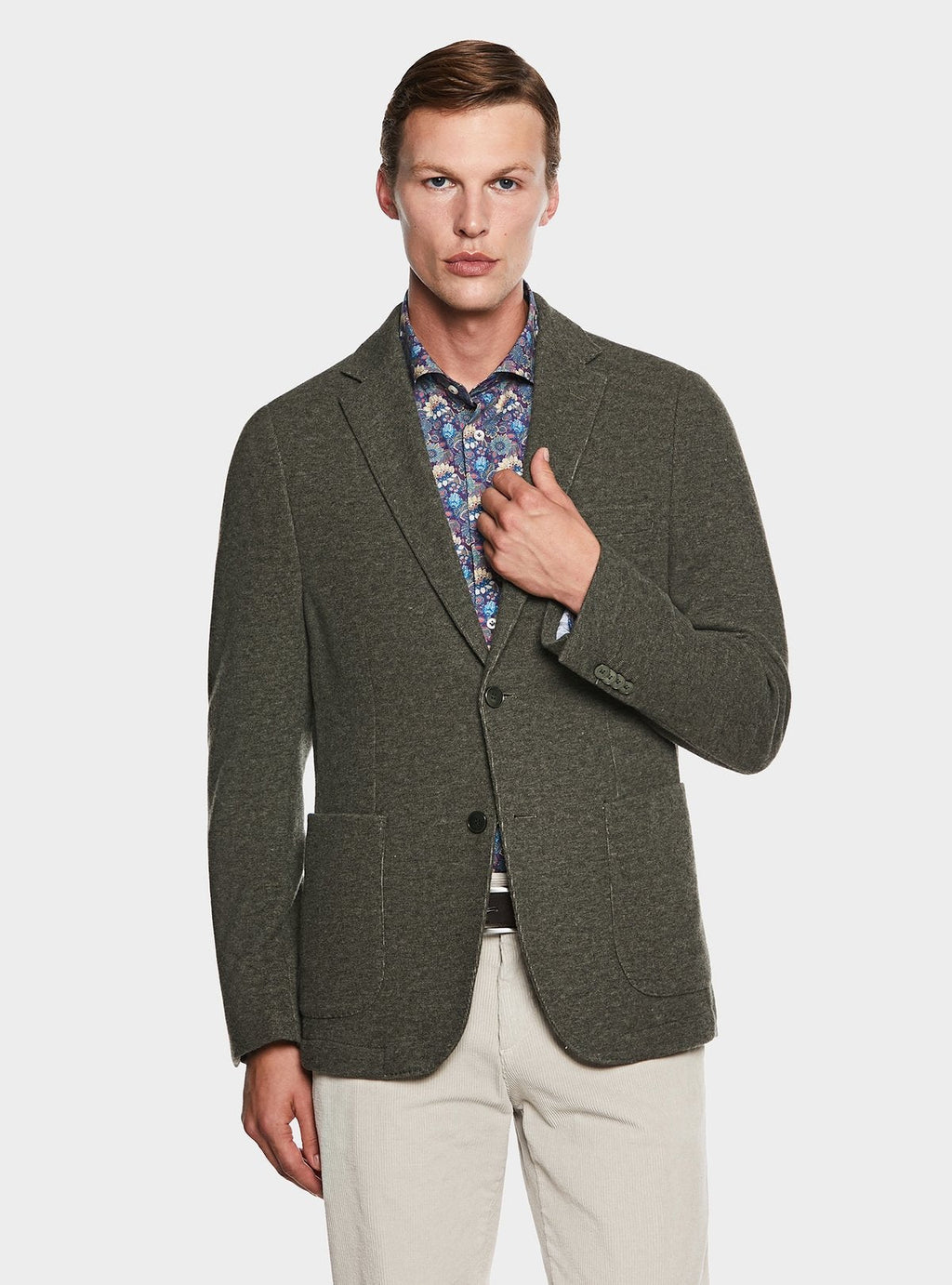 Giacca in maglia in misto lana