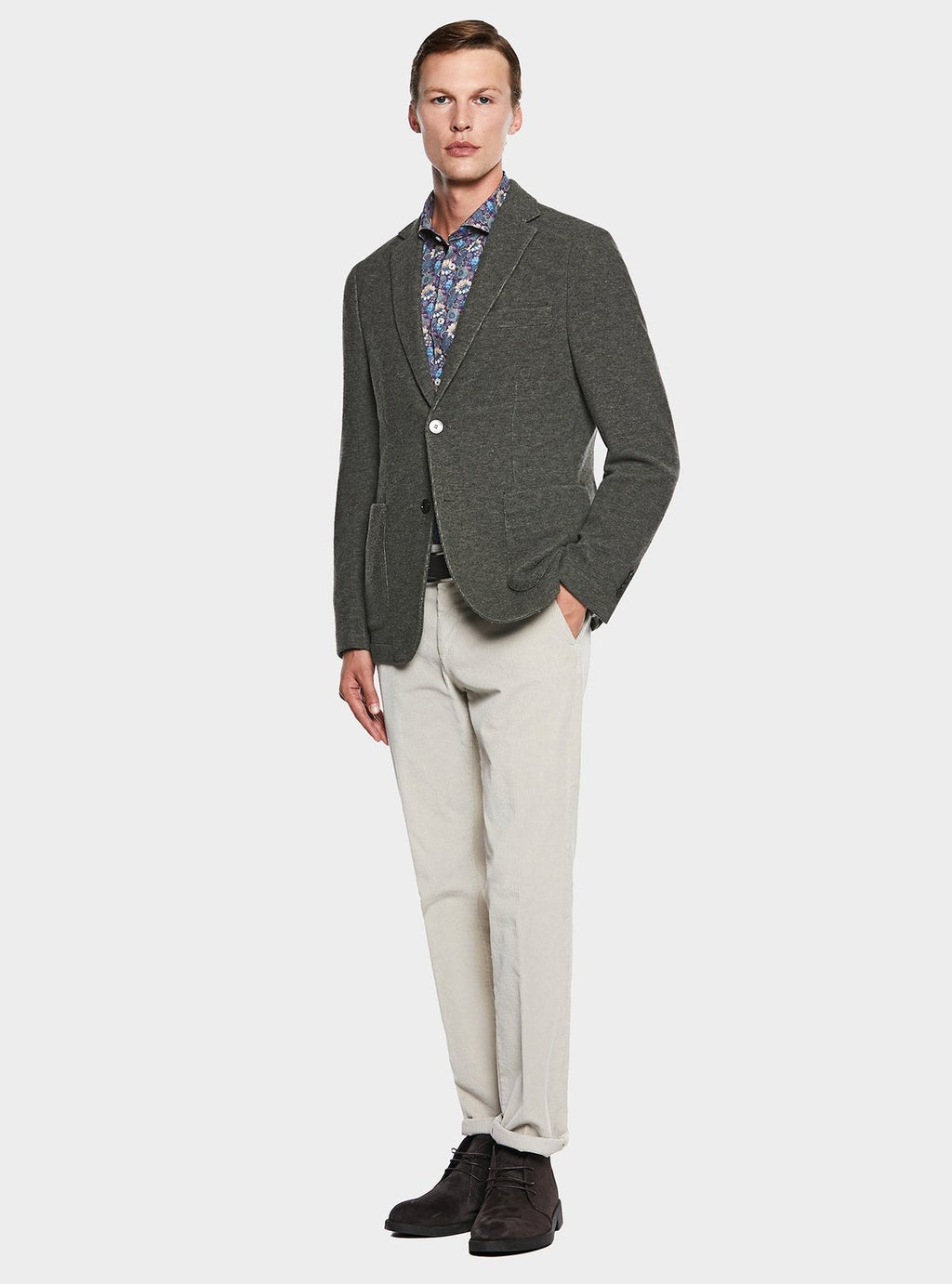 Giacca in maglia in misto lana