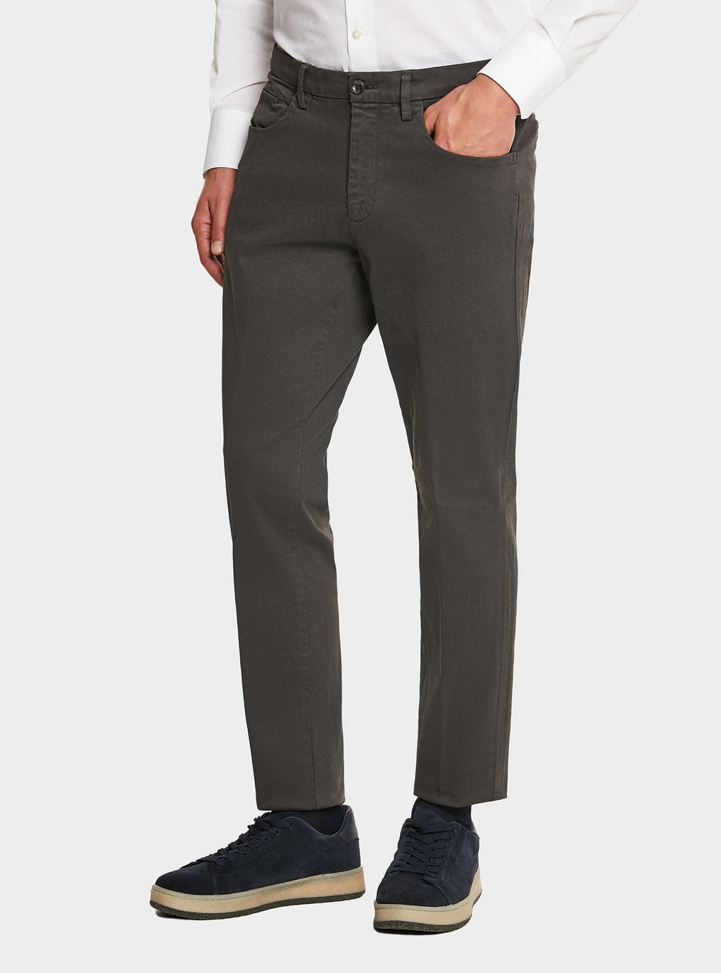 Pantalone combo in puro cotone stretch