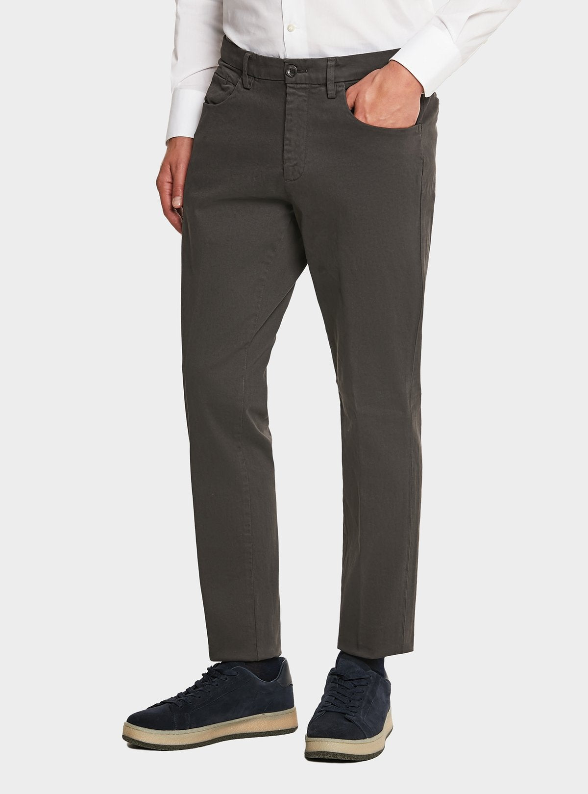 Pantalone combo in puro cotone stretch