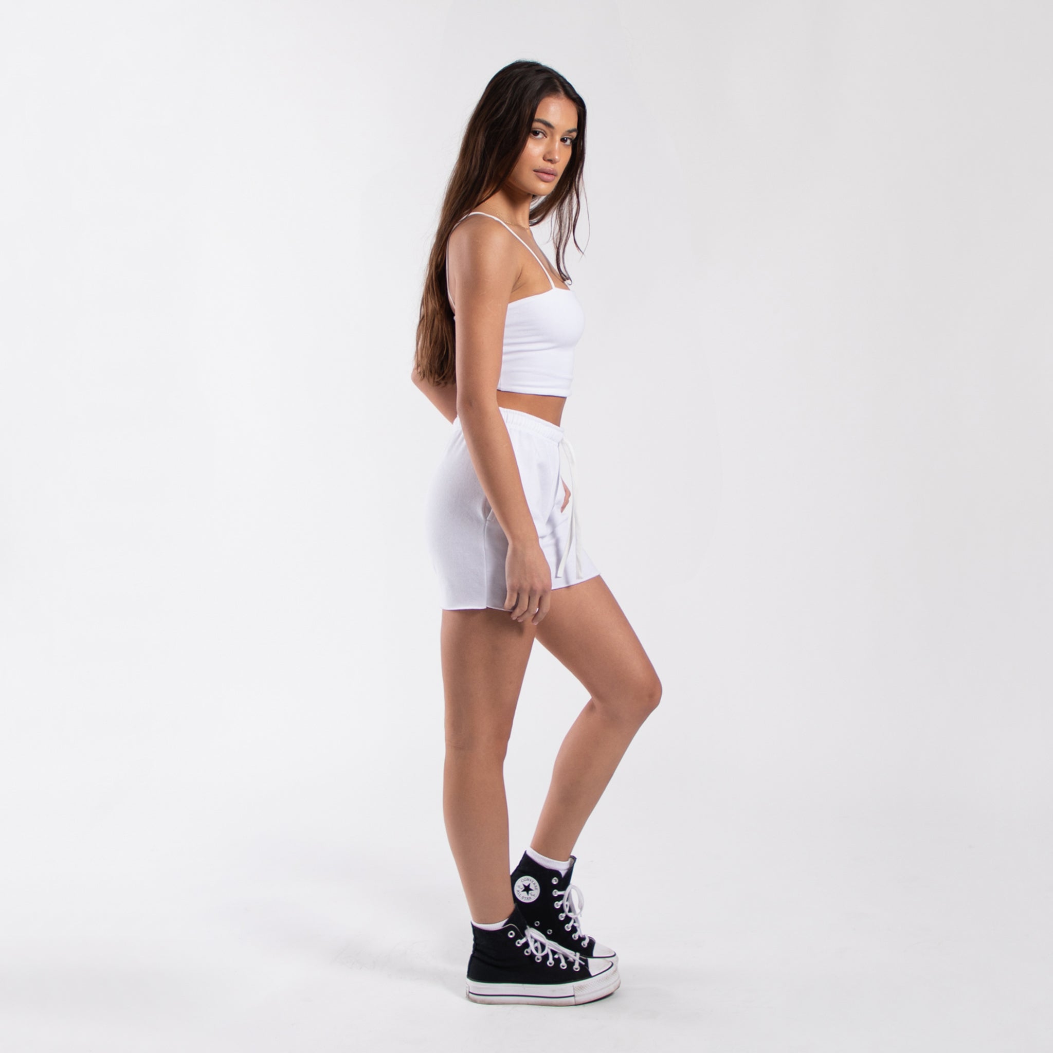 06050 - Women's Cropped Bralette Tank