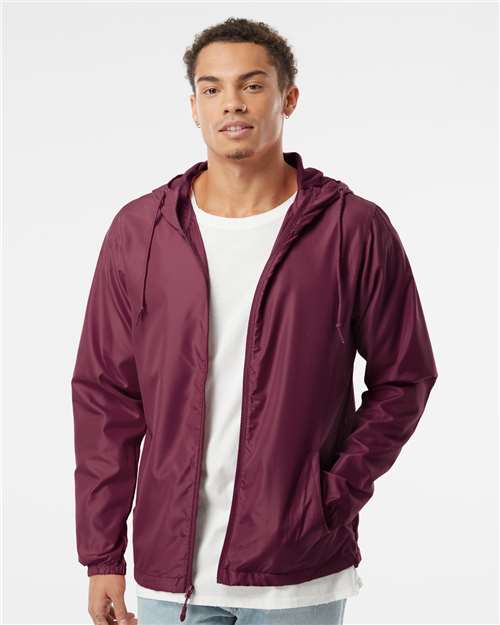 Independent Trading Co. - Men's Lightweight Windbreaker Full-Zip Jacket - EXP54LWZ