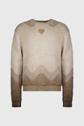 Mohair Knit Crewneck Sweater